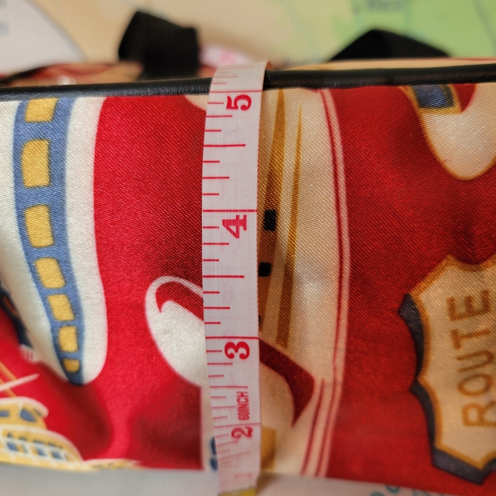 Sydney To Go Campy Red and Yellow Travel Bag - Picture 13 of 13